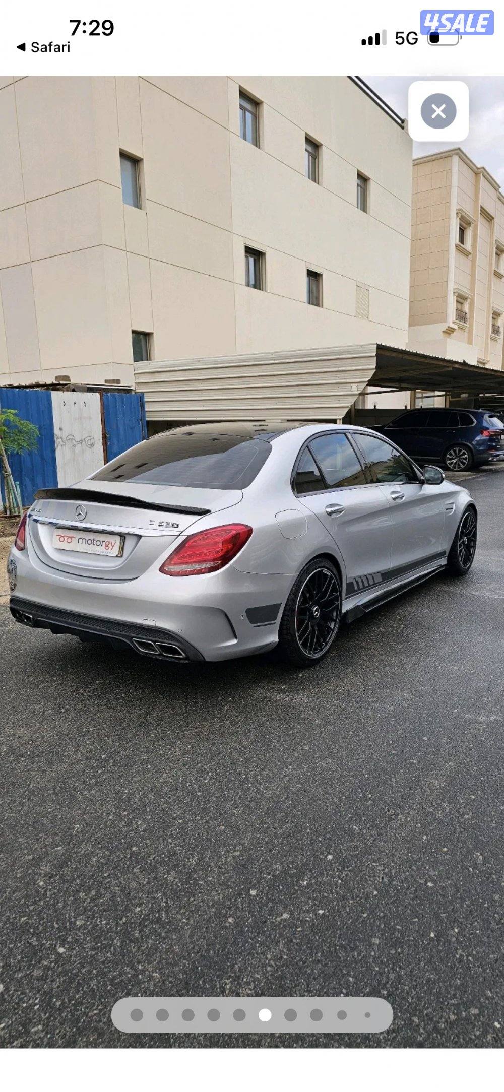 للبيع مرسيدس  C63s AMG10