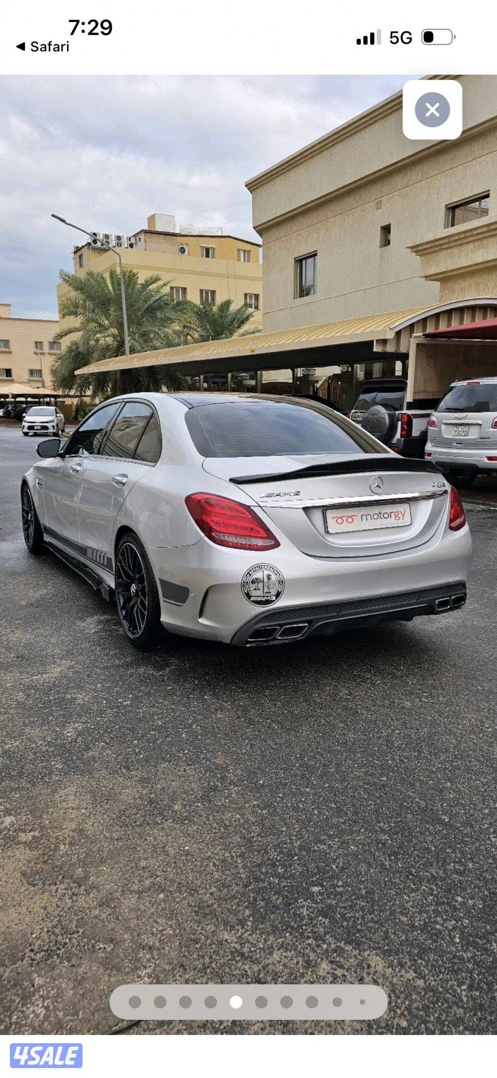 للبيع مرسيدس  C63s AMG12