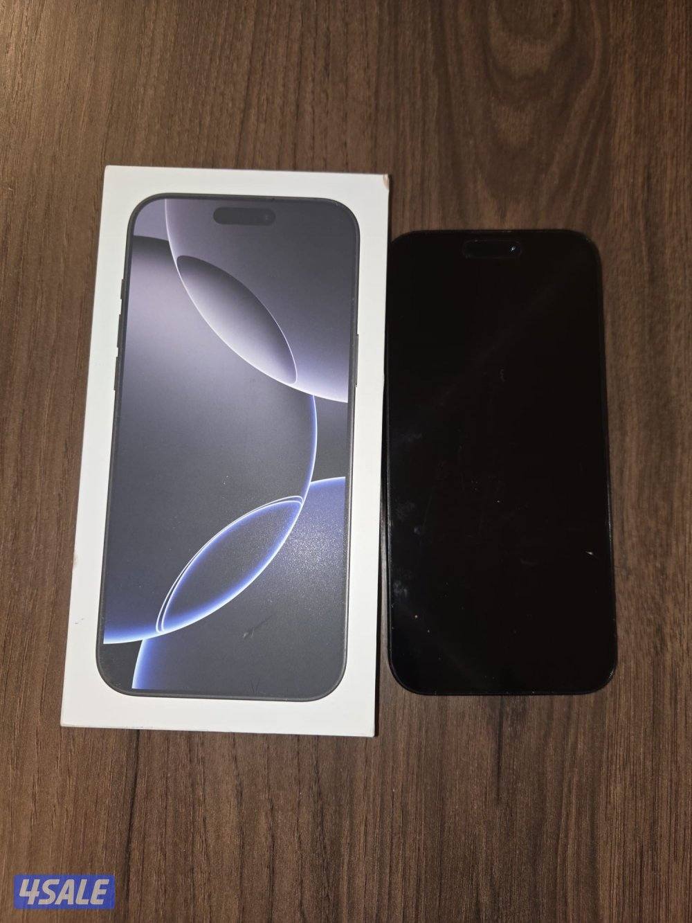 ايفون ٩٥٪؜ بطارية - ١٦ برو ماكس مع العلبة والشاحن0