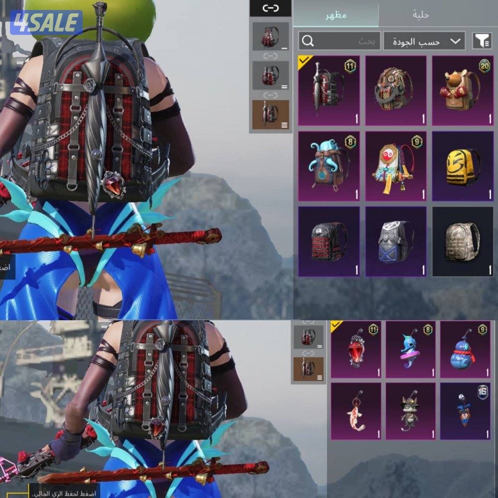 حسابات ببجي منوعه ~ اسلحه كل مسج 💥🔥8