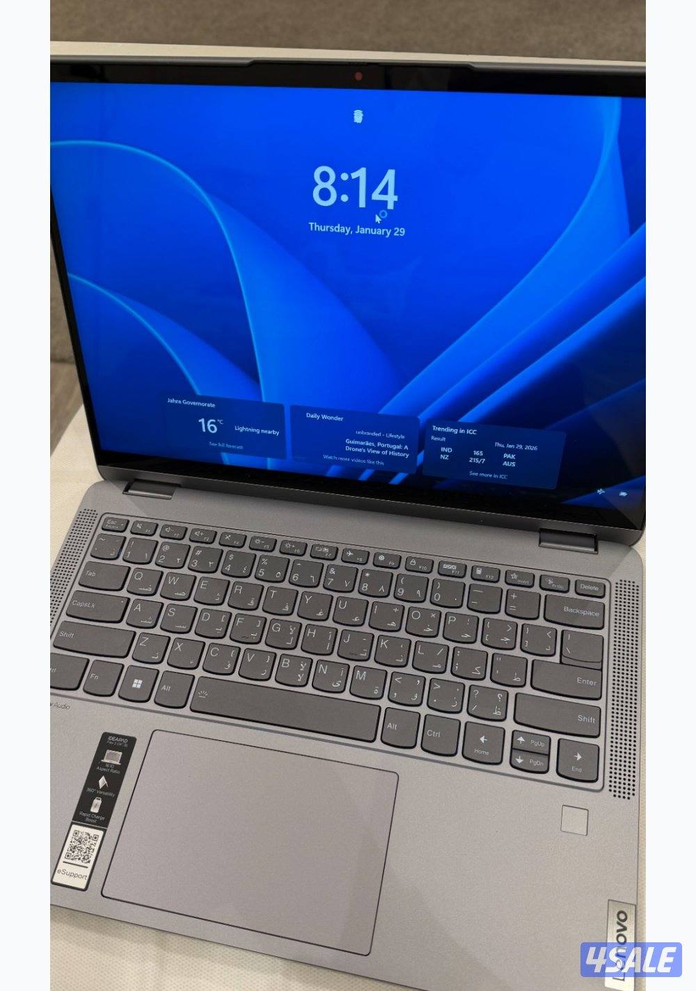 لاب توب لينوفو 16 قيقا رام - 1 تيرا استعمال اقل من شهر2