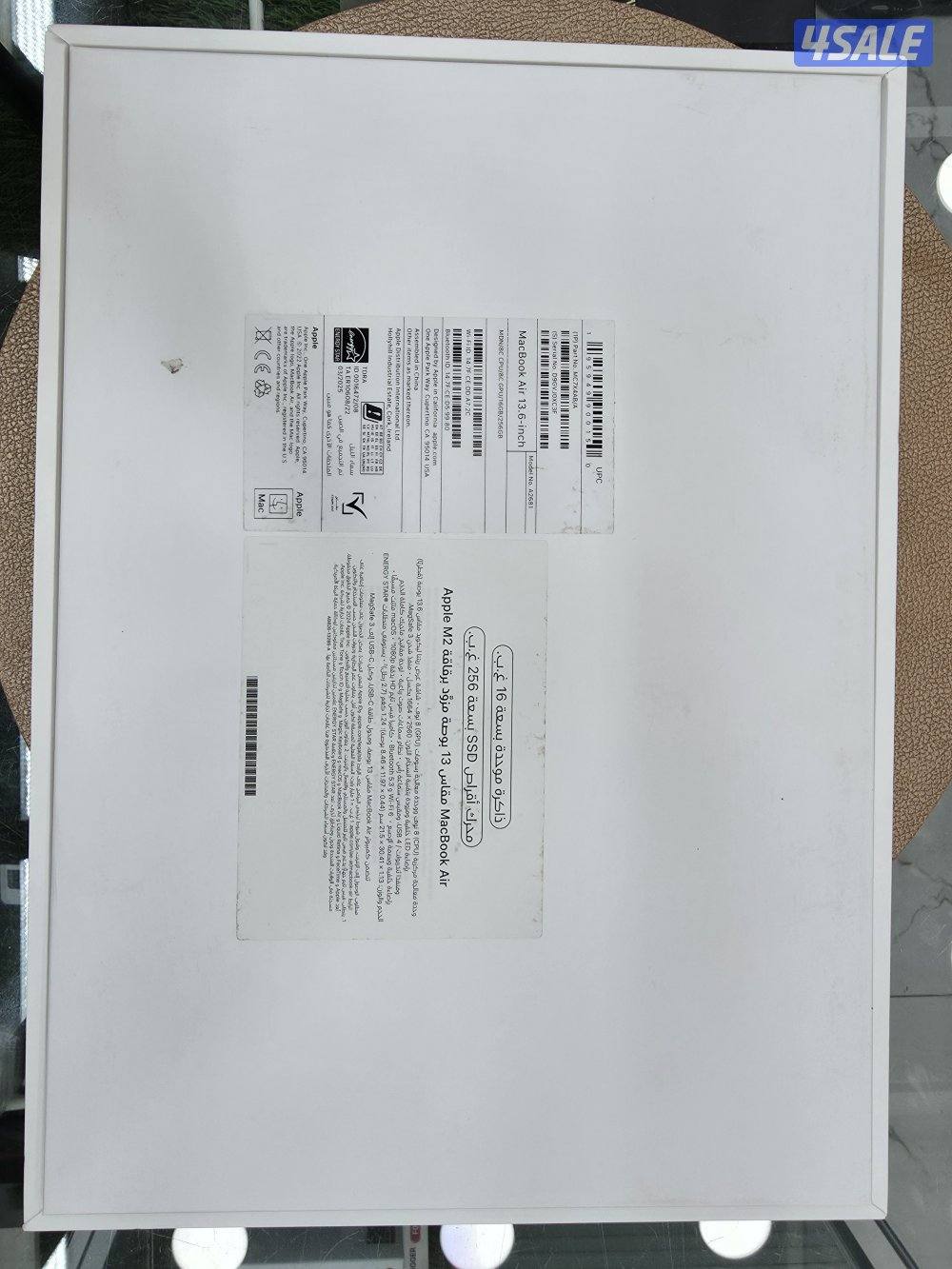 i have macbook air m2 16/256gb  just 7 cycle count 100% battery9