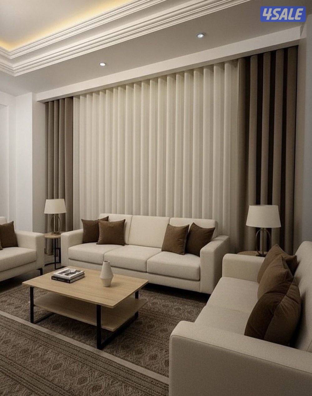 تفصال وتنجيد جميع انواع القنفات والستائر4