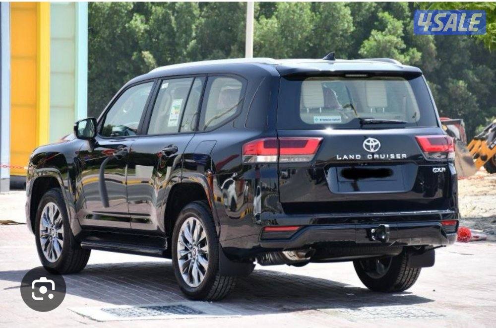 لاند كروزر GXR aero 2024 اسود / صبغ وكالة/ حماية كاملة + تظليل حراري0