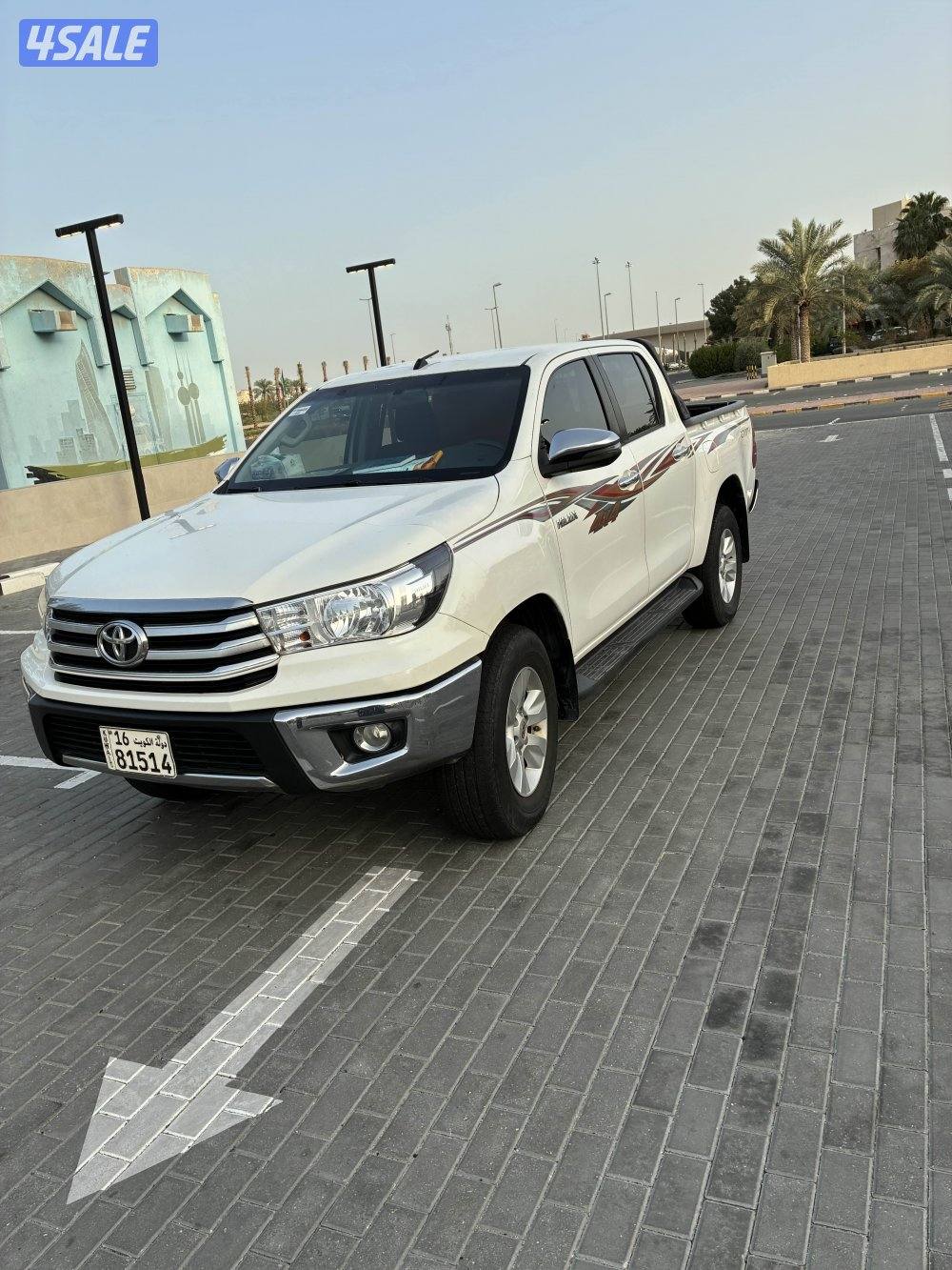 وانيت هايلوكس 2018 اربعة سلندر اتوماتيك دبل صبغ الوكالة1