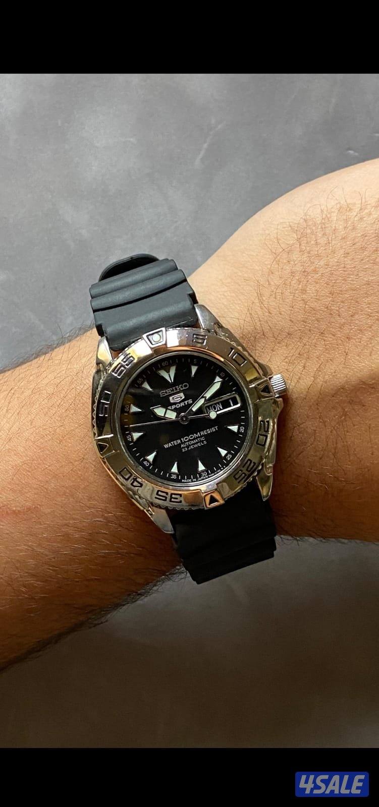 seiko5 sports automatic سيكو ٥ اوتوماتيك4