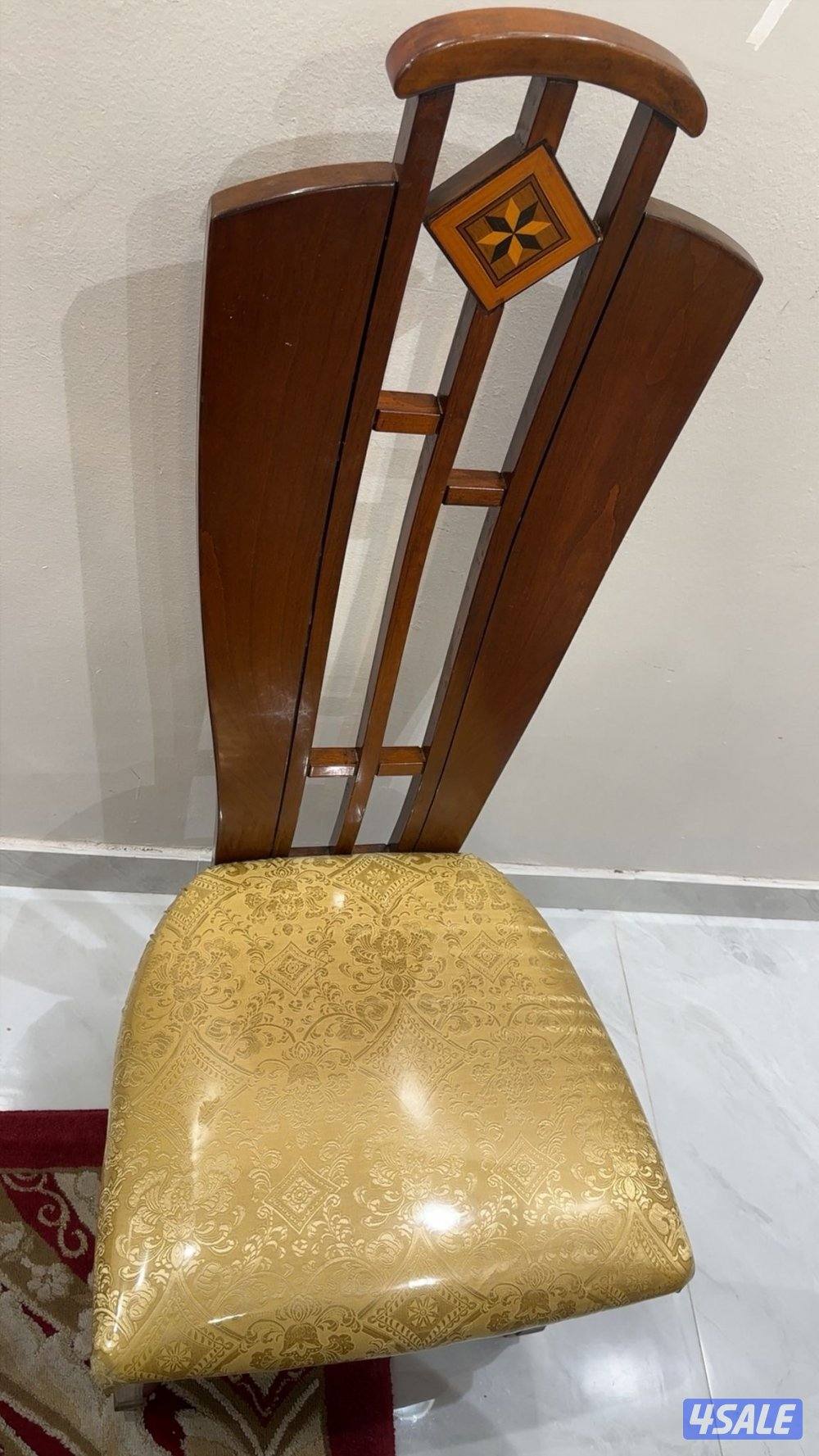 طاولة طعام خشب مع كراسي عدد80