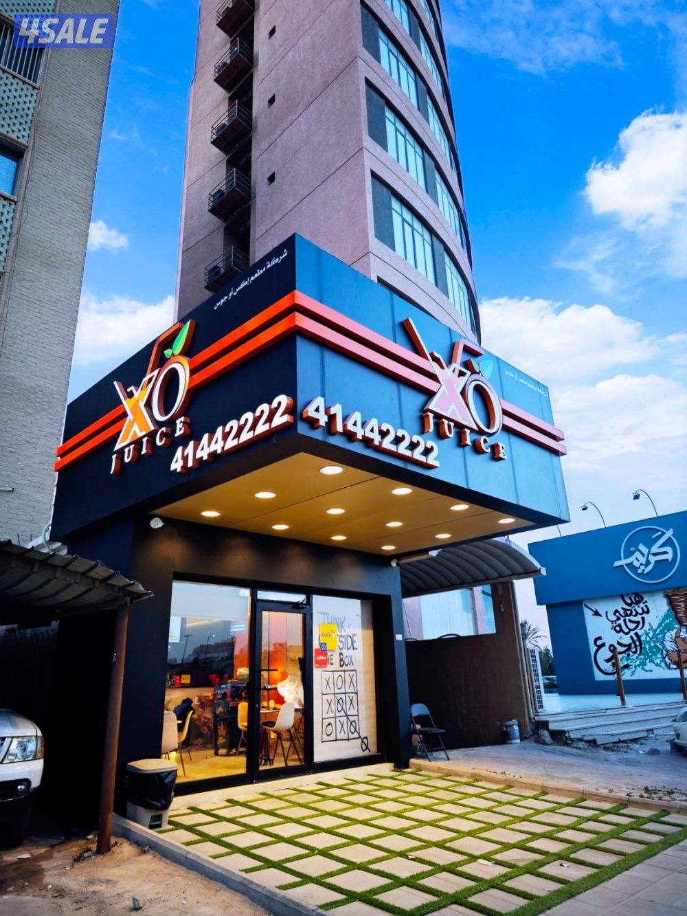 للبيع خلو محل مميز بمساحة ممتازة يشمل محل ومخزن وسكن للعمالة0