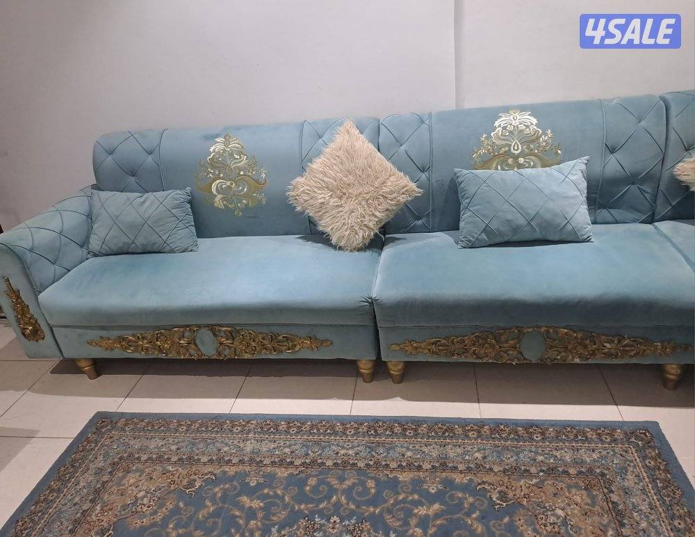 كنبه عدد 3 قطع فقط االبيع السعر قابل للتفاوض2