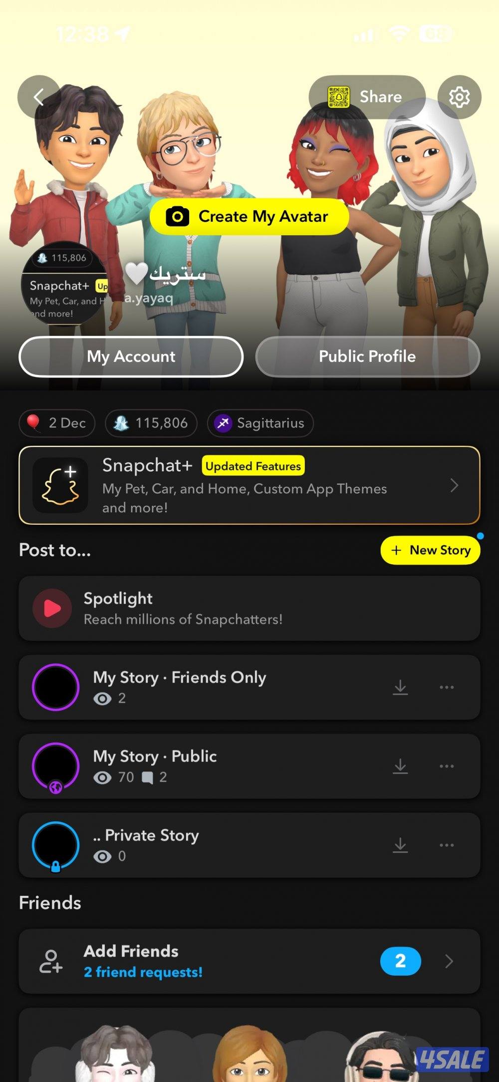 حساب سناب شات 115 الف سكوره0