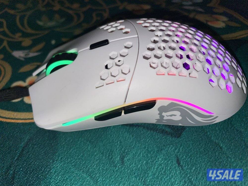 Mouse Glorious model o Matte white || ماوس جيمنج قلوريوس2