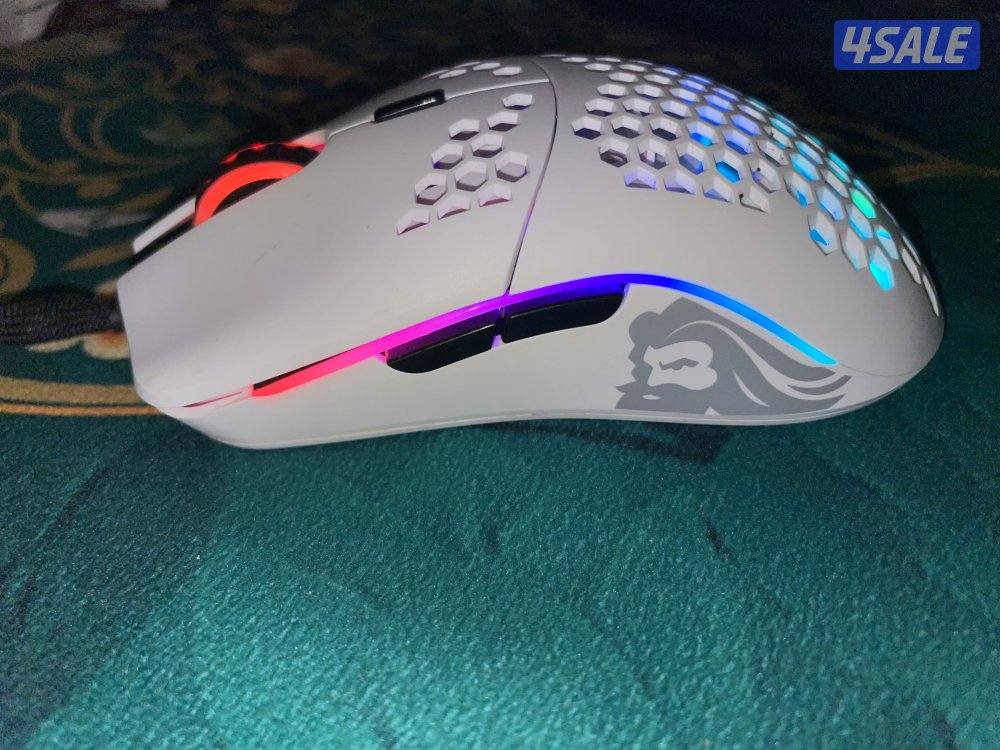 Mouse Glorious model o Matte white || ماوس جيمنج قلوريوس1
