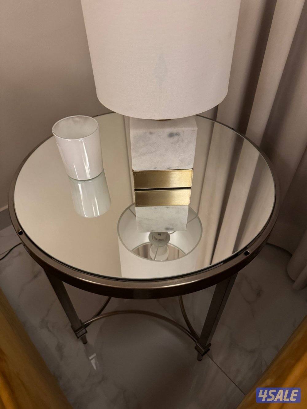 طقم طاولتين جام وطاولتين تقديم وفازت و3 أبجورات ومعلقتين3