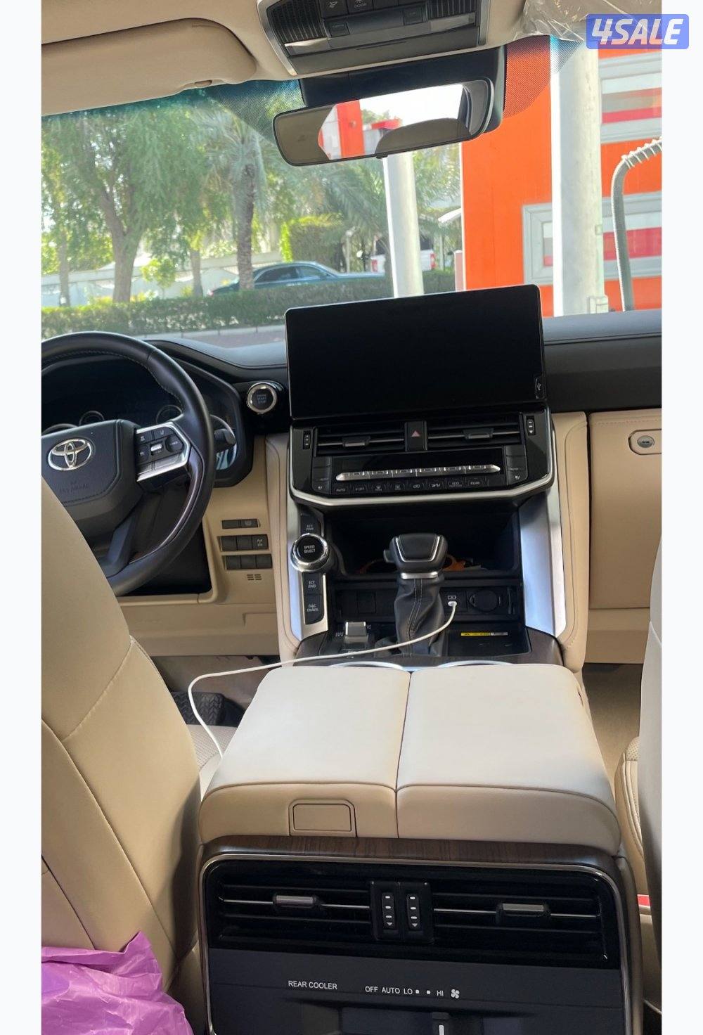 لاند كروزر GXR aero 2024 اسود / صبغ وكالة/ حماية كاملة + تظليل حراري3