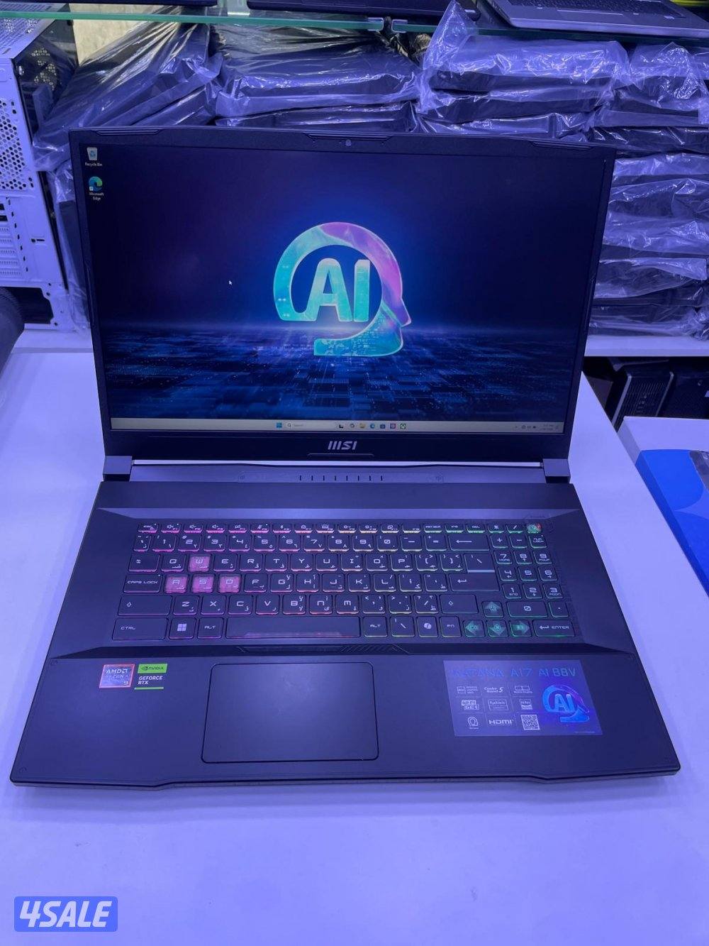 MSI Katana A17 AI B87
⚡ المعالج: Ryzen 9 للبيع7