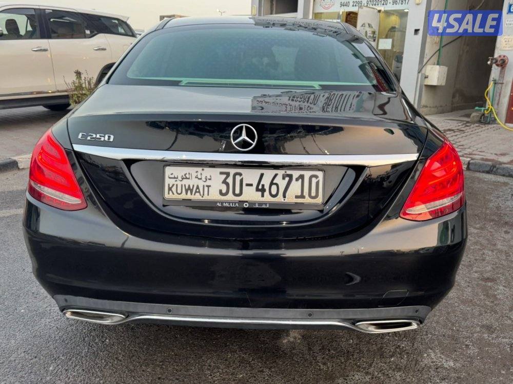 مرسيدس C250 موديل ٢٠١٥ عداد٨٠ ألف شرط الفحص صبغ قطعه فتحه وجلد ٤ سلند1