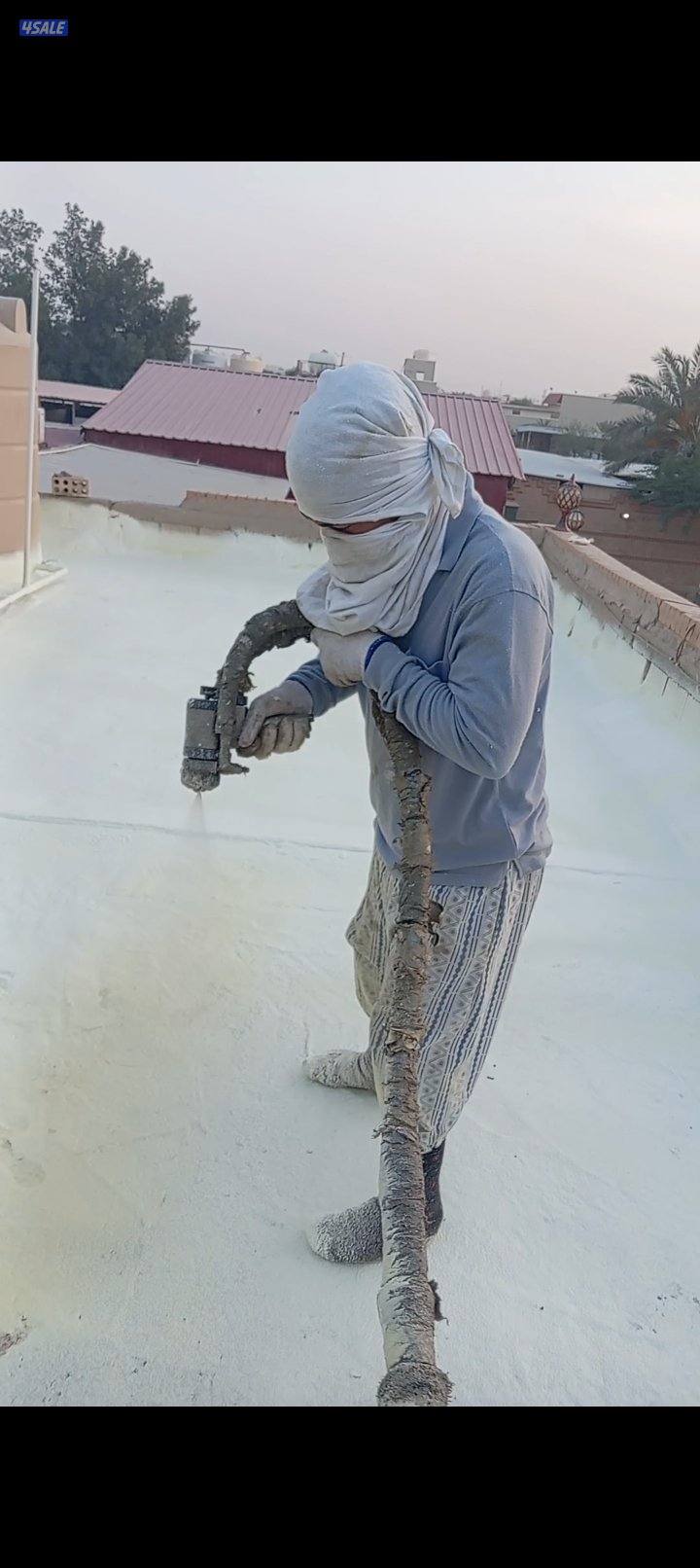 مقاول أعمال عازل مائي وحراري واعازل الاسطح الجديده والقديمه وصيانتها0