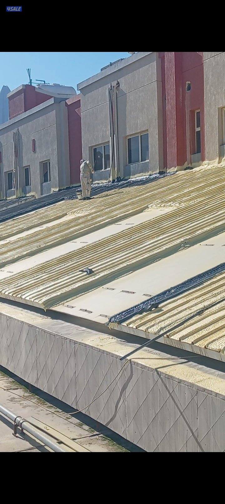 مقاول أعمال عازل مائي وحراري واعازل الاسطح الجديده والقديمه وصيانتها5