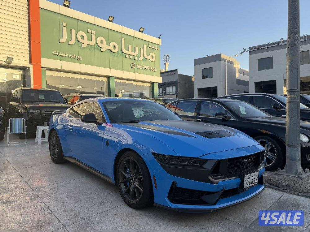 فورد موستنق DARK HORSE موديل 2024 عداد 11 الف كم تحت الكفاله صبغ وكاله2