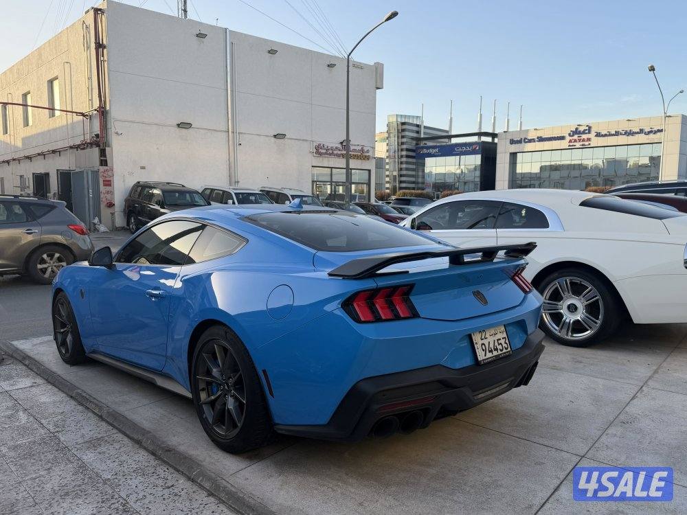 فورد موستنق DARK HORSE موديل 2024 عداد 11 الف كم تحت الكفاله صبغ وكاله3