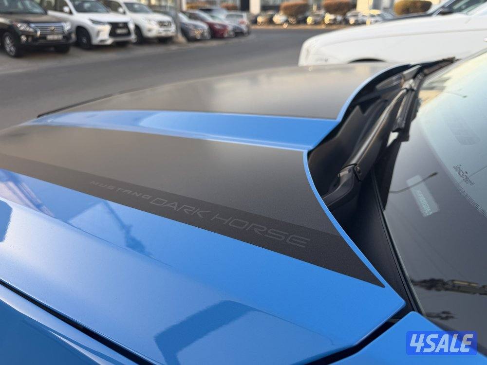 فورد موستنق DARK HORSE موديل 2024 عداد 11 الف كم تحت الكفاله صبغ وكاله14