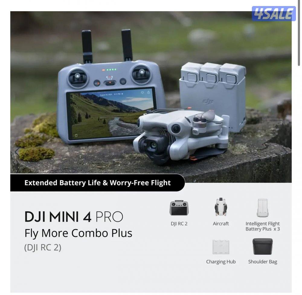 Dji mini 4 pro fly more combo 3 batteries0