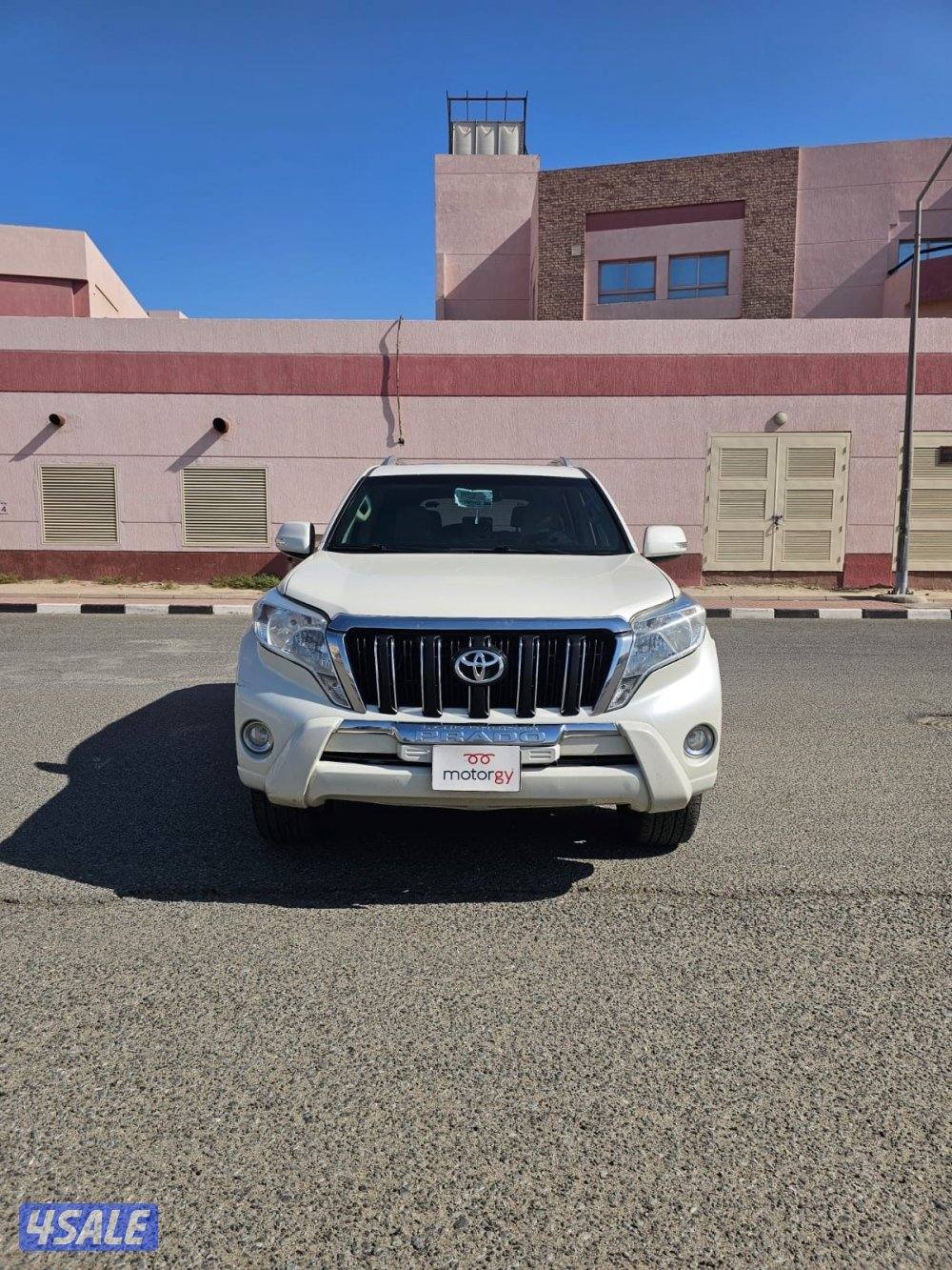 برادو ٢٠١٧ ابيض فتحه شاشه شرط الفحص صبغ الوكاله7