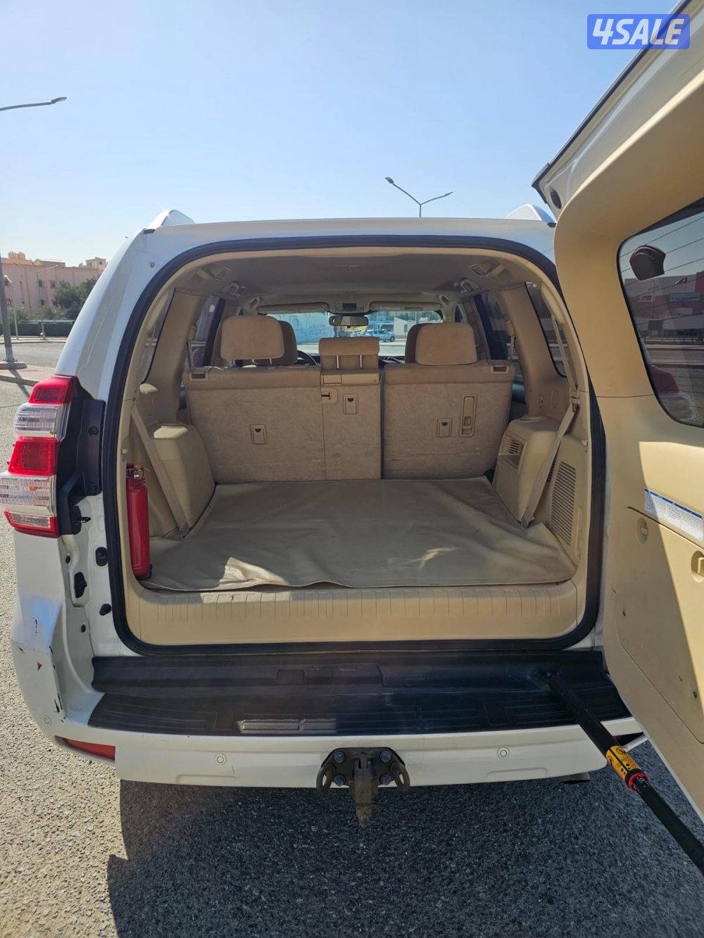 برادو ٢٠١٧ ابيض فتحه شاشه شرط الفحص صبغ الوكاله9