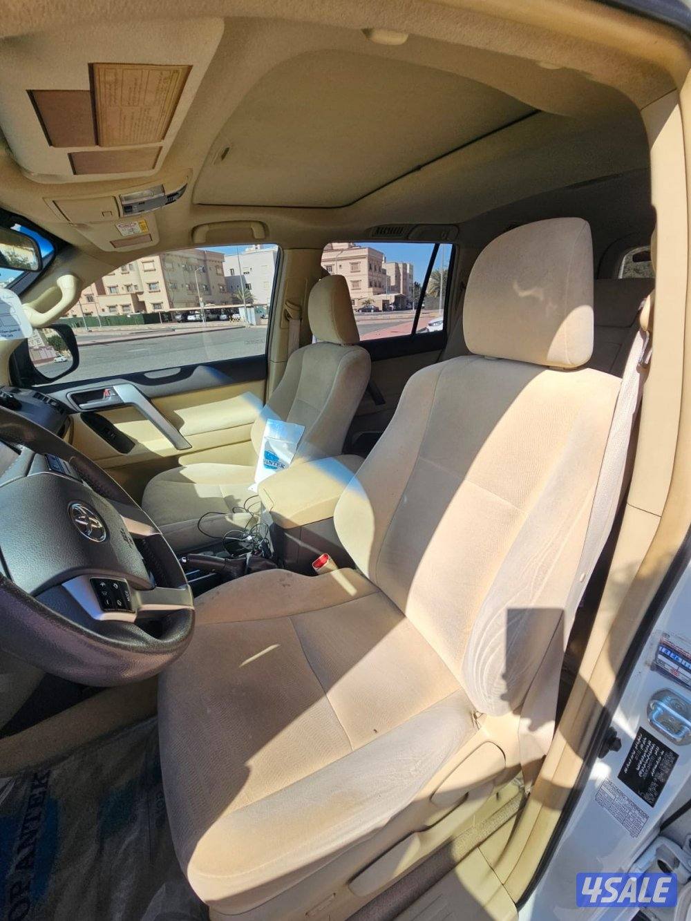 برادو ٢٠١٧ ابيض فتحه شاشه شرط الفحص صبغ الوكاله14