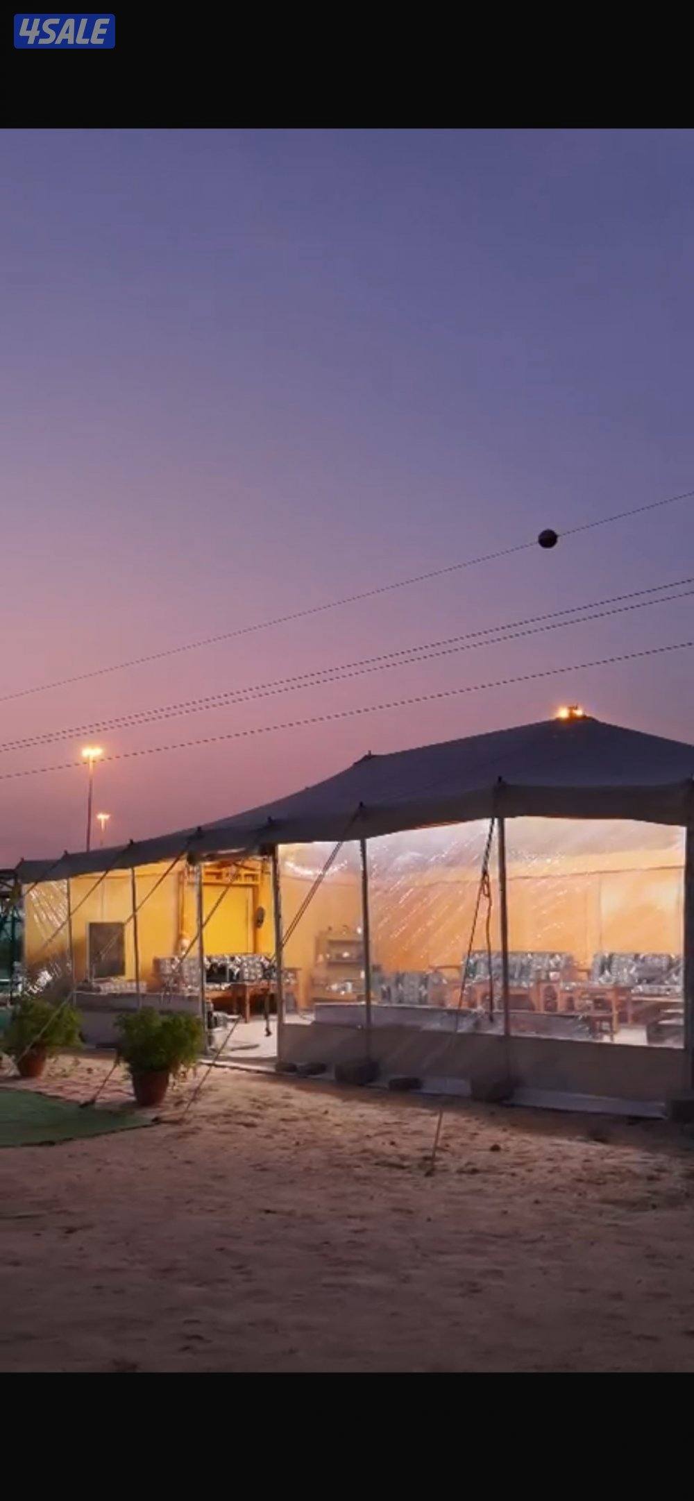 يتميز بأطلاله علي مرتفع ونظافه مخيم vip4