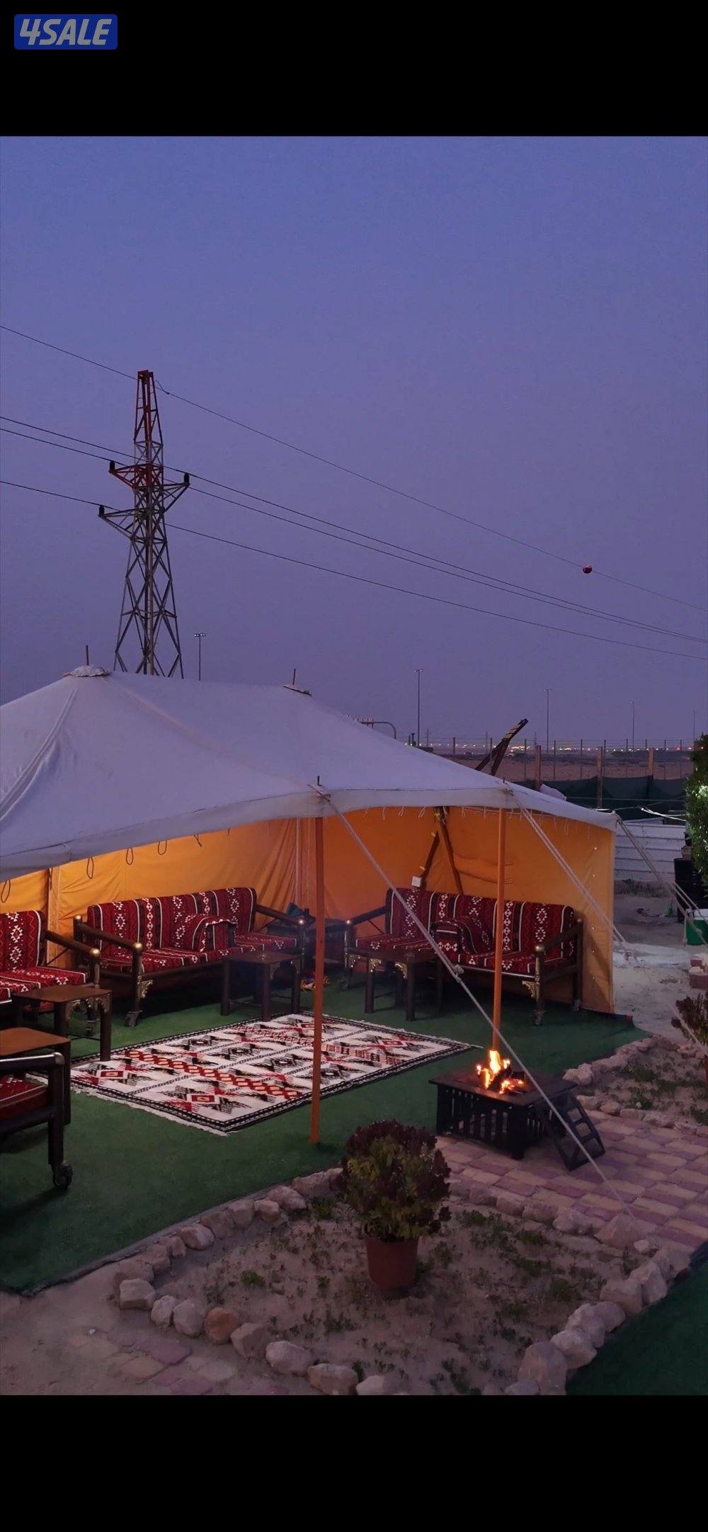 يتميز بأطلاله علي مرتفع ونظافه مخيم vip5