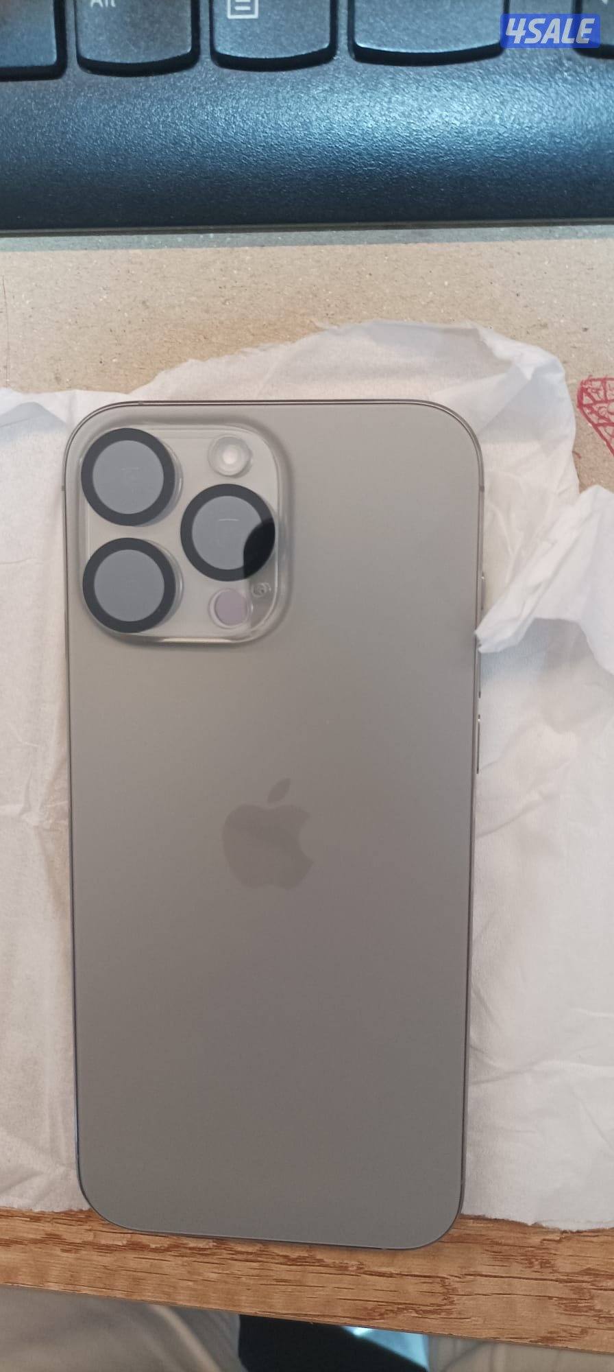 آيفون ١٦ برو ماكس مساحه ٢٥٦ جيجا بطاريه ١٠٠٪ استخدام ٤ شهور فقط0