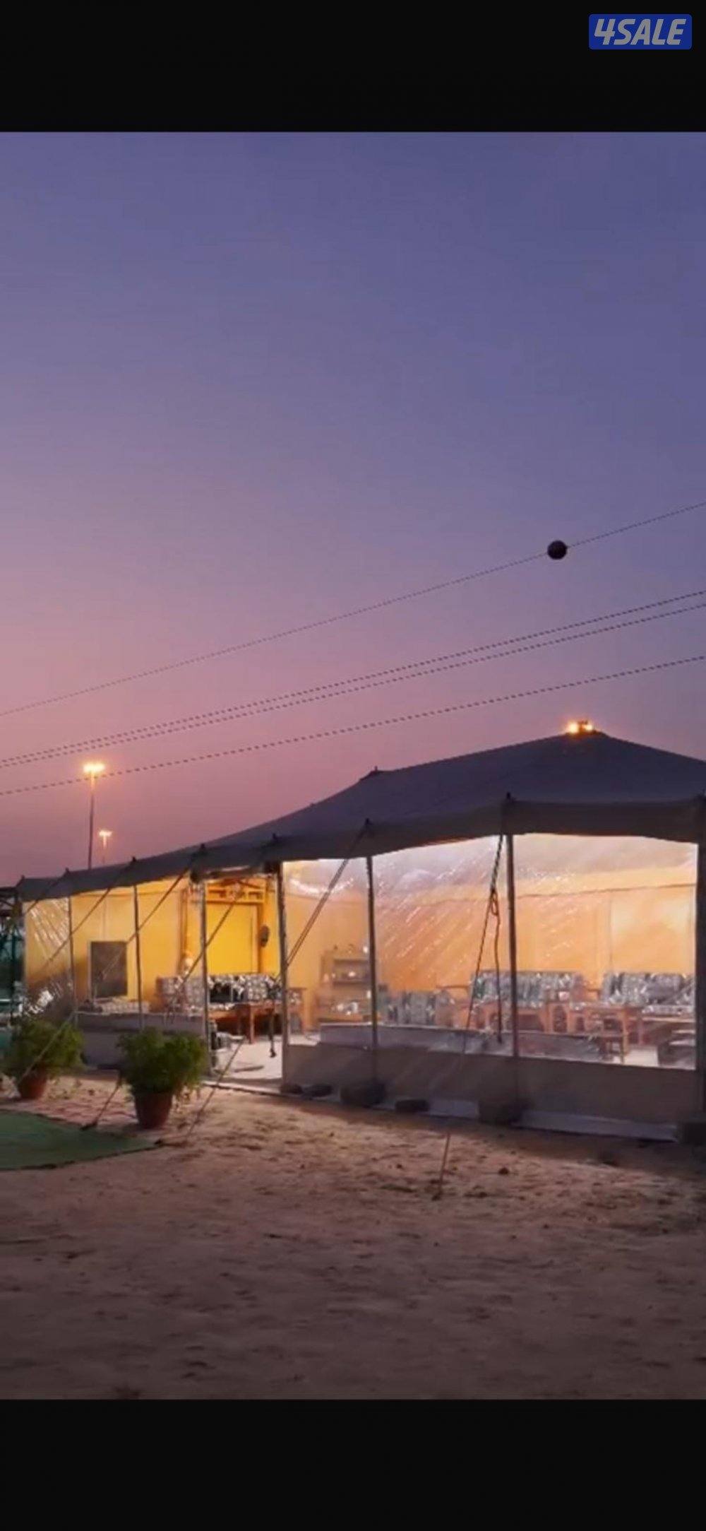 يتميز بأطلاله علي مرتفع ونظافه المخيم vip6