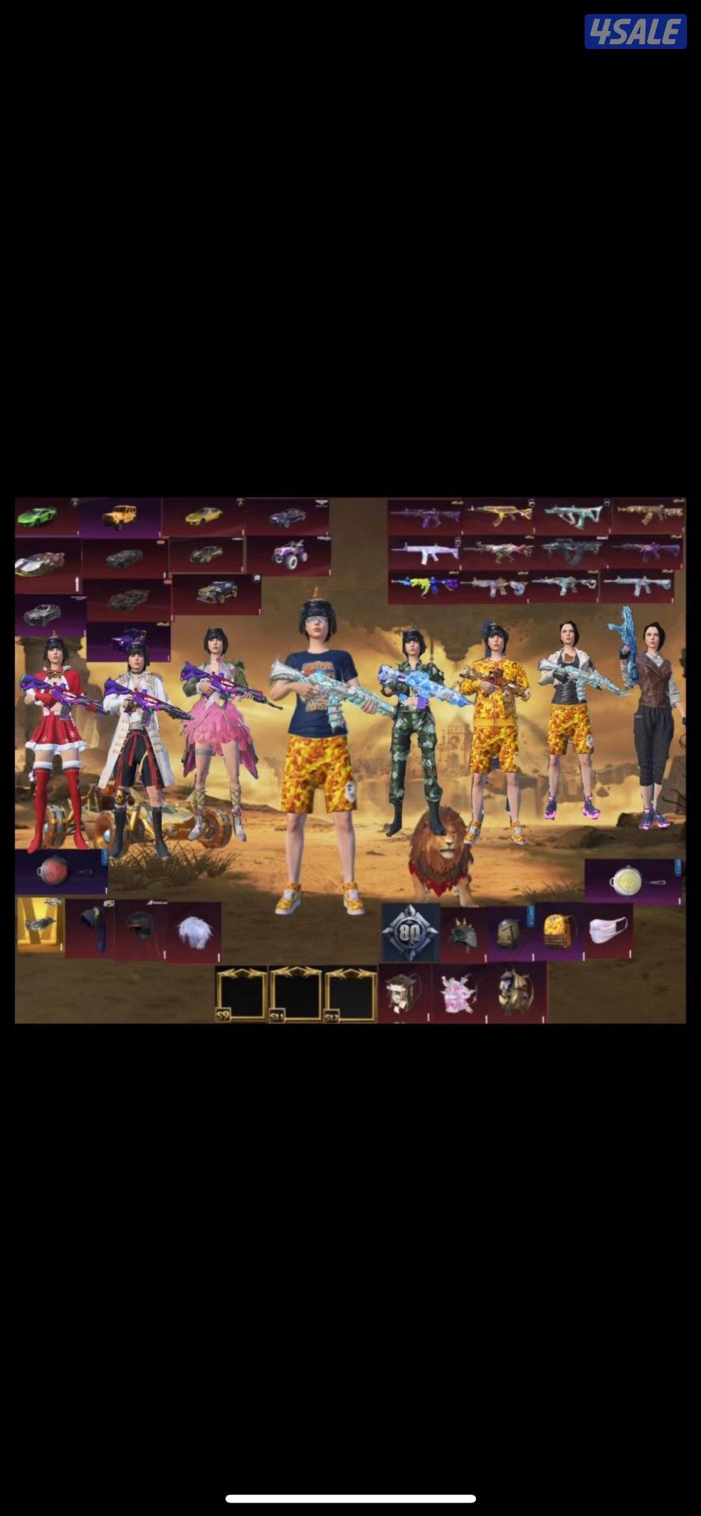 حساب ببجي نوادر للبيع0