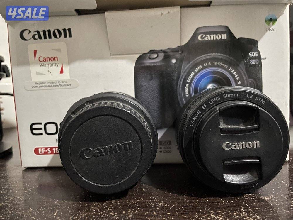 للبيع كامرتين وعدستين2