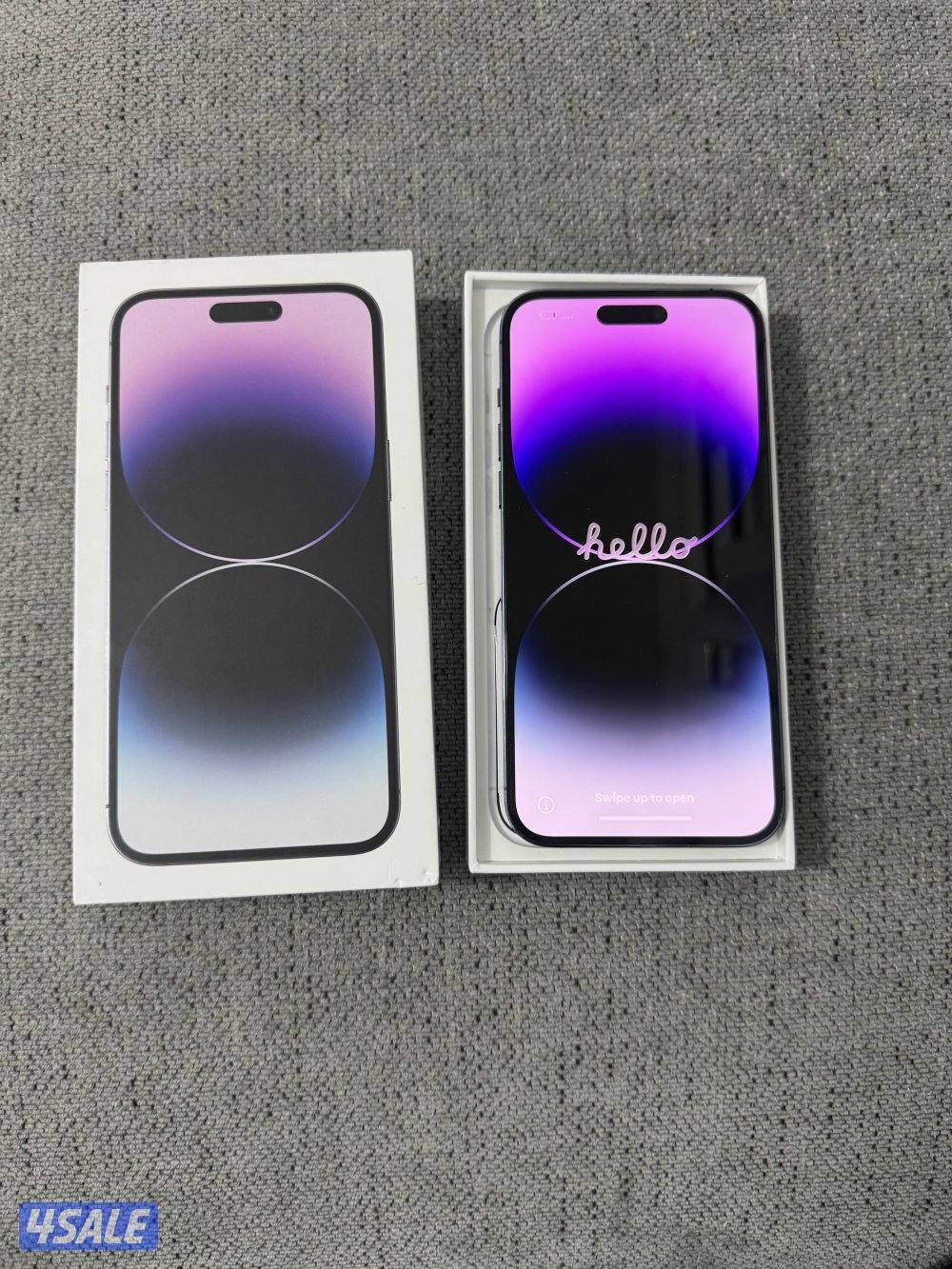 للبيع ايفون ١٤ بروماكس ٢٥٦ غيجا بحالة ممتازة استخدام شخصي0