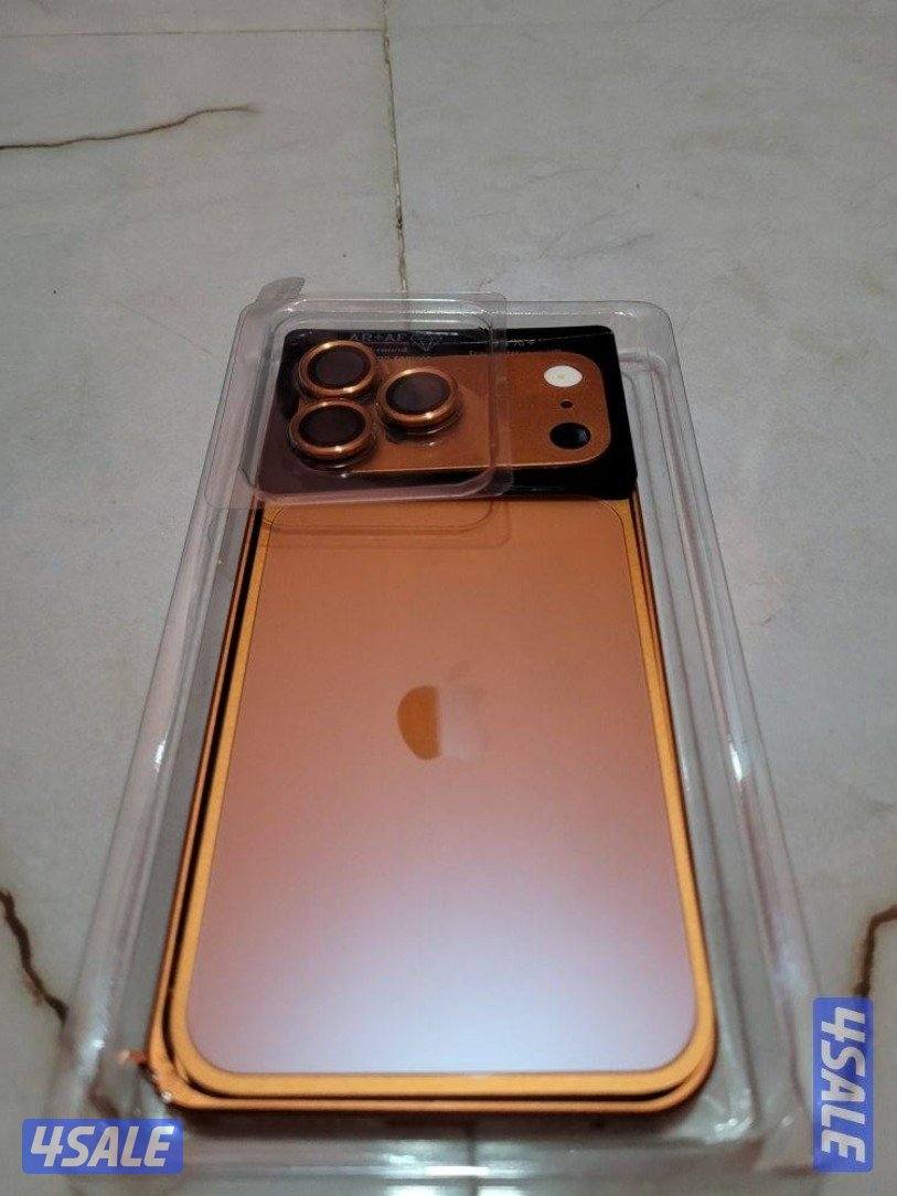 تحويل ابل ايفون ١٥ بور ماكس إلى ايفون ١٧ بور ماكس برتقالي محول معدني3