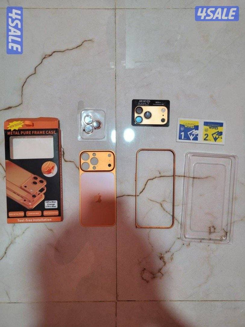 تحويل ابل ايفون ١٥ بور ماكس إلى ايفون ١٧ بور ماكس برتقالي محول معدني4