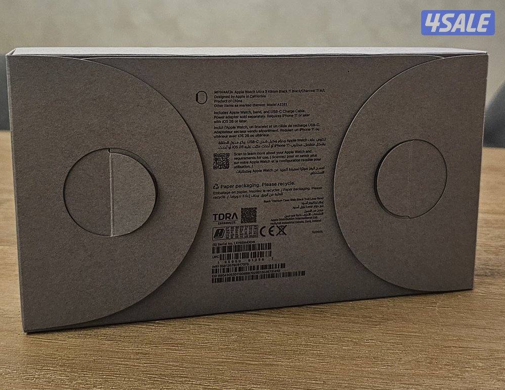 جديد - Apple Watch Ultra 3 تيتانيوم أسود1