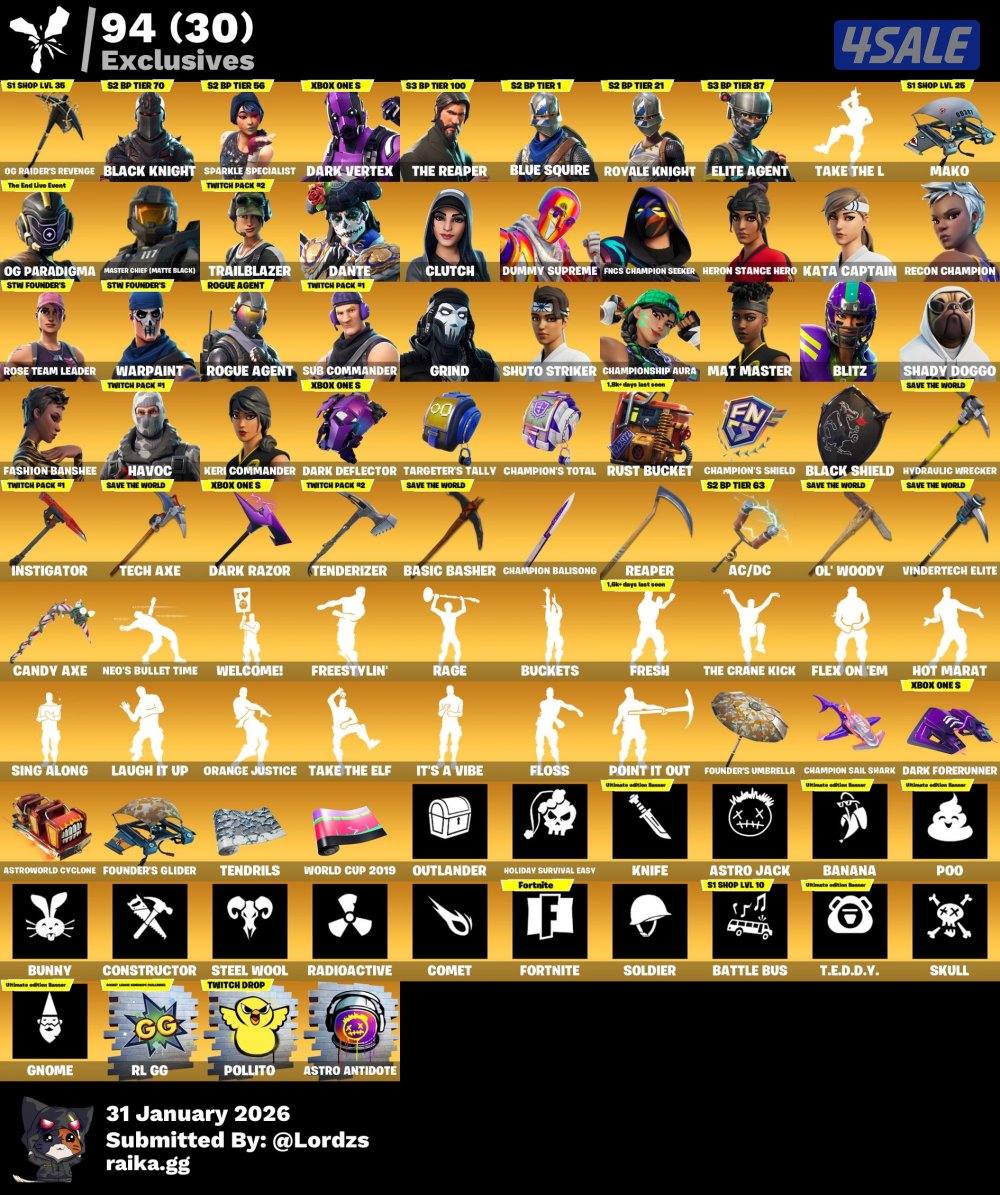 اقوى حساب فورت شيطون و400 سكن واكس بنت الطياره النادر ونوادر واجد4