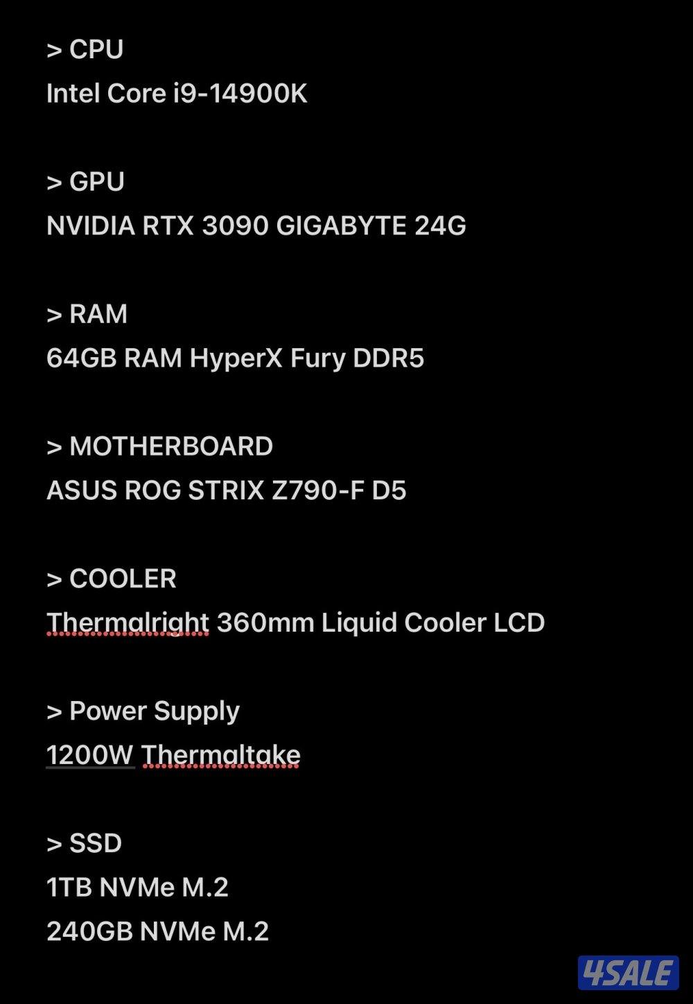 PC GAMING i9 + RTX 30901