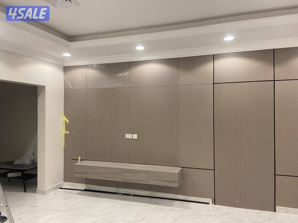 ديكور جبس بورد واسمنت بورد بديل خشب بديل رخام وشبورد وحجر وتكسير0