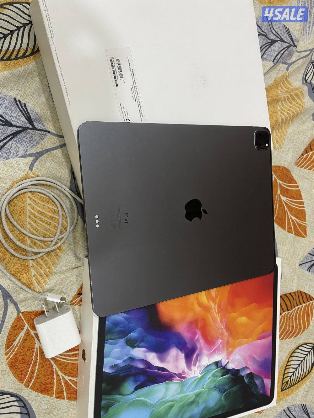 ايباد ابل برو 12.9 انش 128 قيقا الجيل الرابع نظيف جدا ولا زلغ6