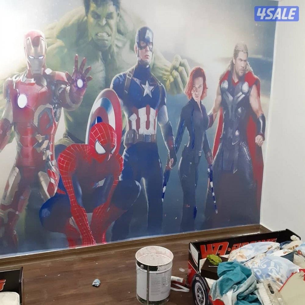 ابو فاس لتركيب ورق الجدران وتركيب ديكورات2