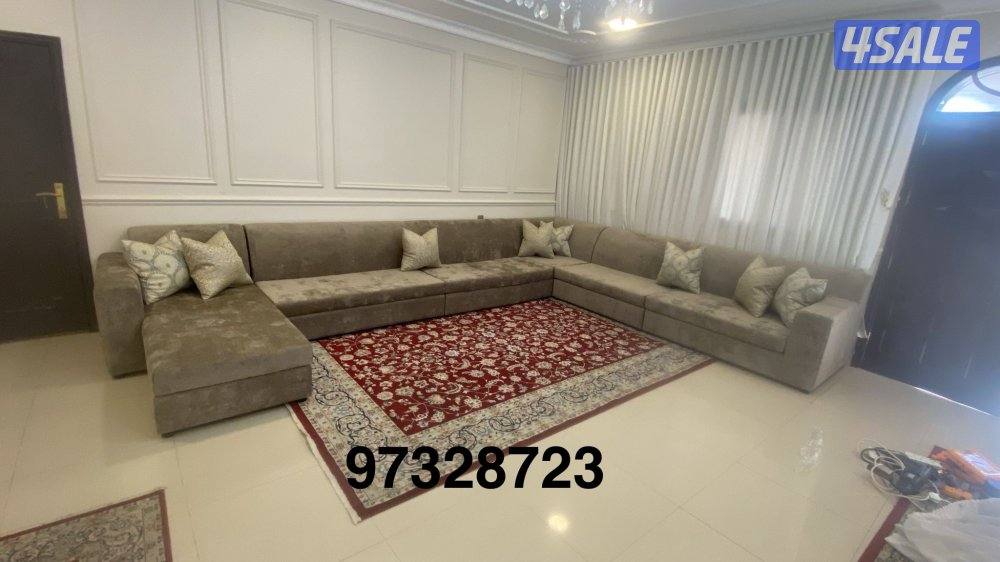 تنجيد وتفصيل مساند وديوانيات وجلسات وكنب وكل الستاير وسجاد قص15