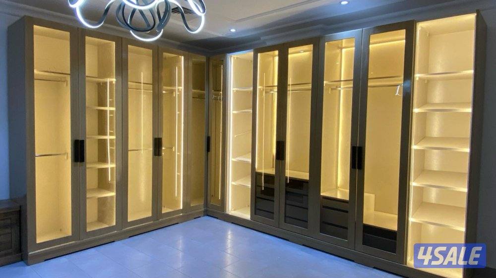 صمم غرفه نومك تفصيل حسب المقاس والمساحه اجود انواع الخشب10