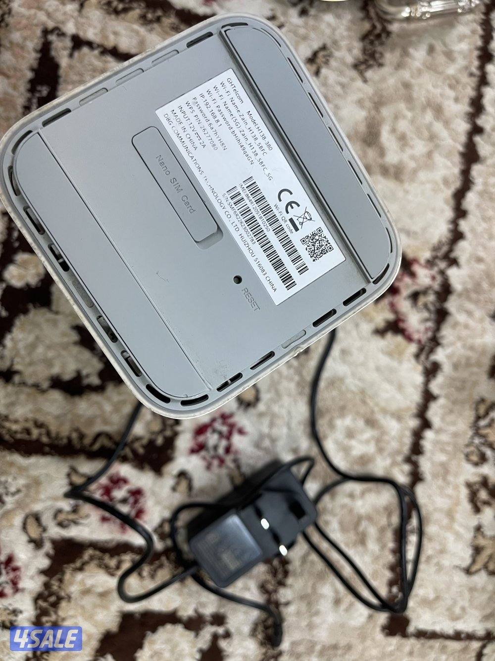 راوتر هواوي برو4  نظيف جدا واي فاي 5g مع الشحن الاصلي2