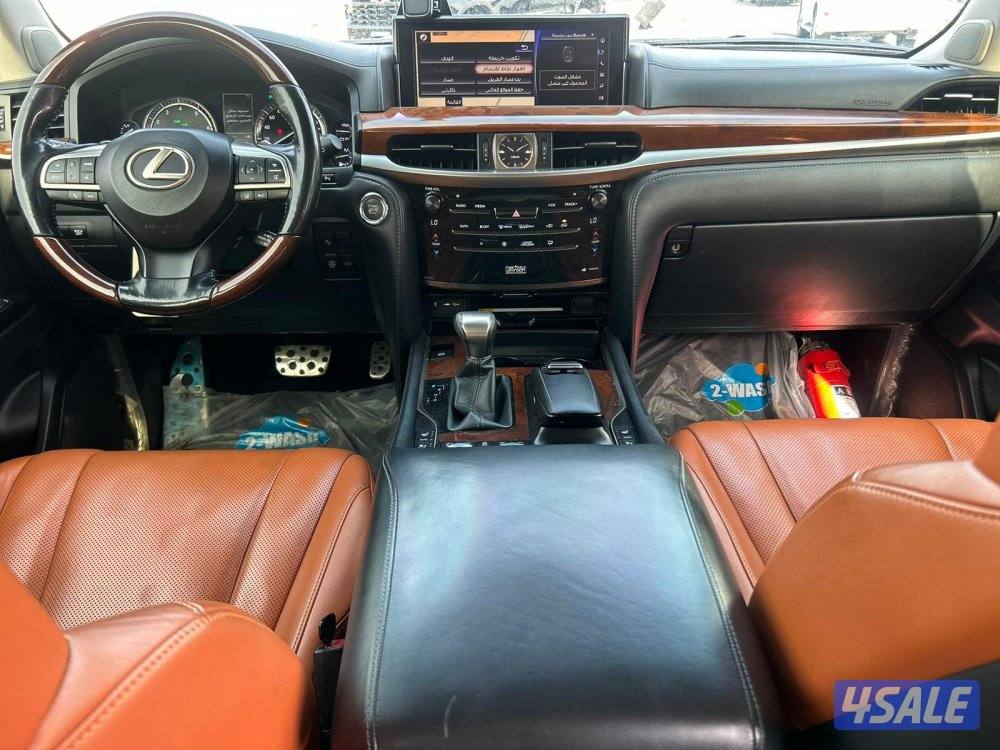 لكزس LX570 s موديل 2018 ماشى 158.000 k.m  وارد الساير .صبغ وكالة6