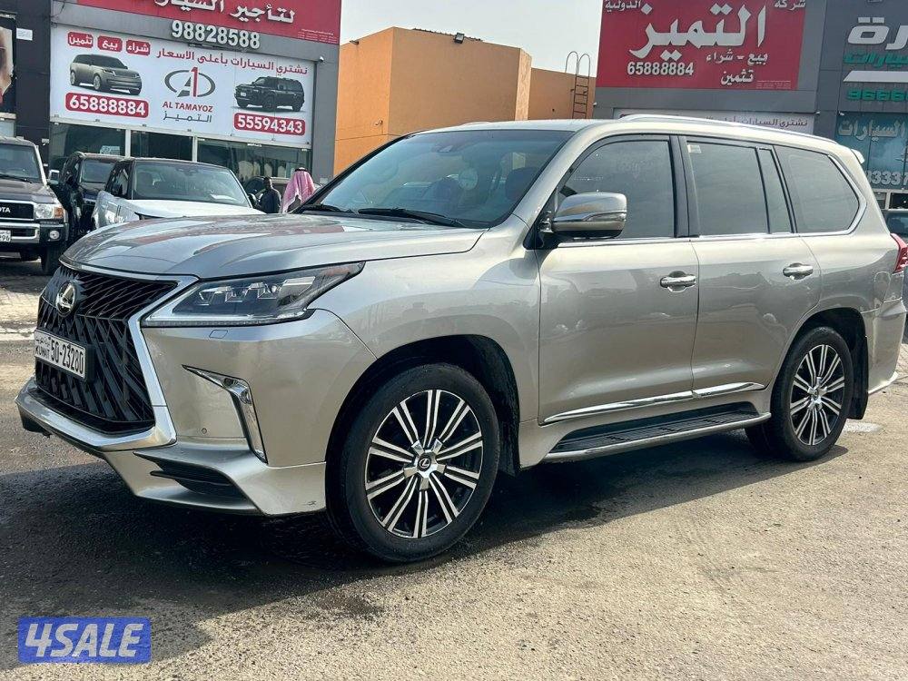لكزس LX570 s موديل 2018 ماشى 158.000 k.m  وارد الساير .صبغ وكالة8