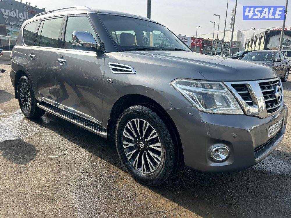 نيسان باترول بلاتنيوم.V8 موديل 2014 ماشى 332.000 k.m وارد البابطين .1